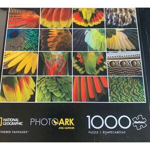 Buffalo Games National Geographic Photoark Feathered Fantasies 1000 pc Jigsaw Pu